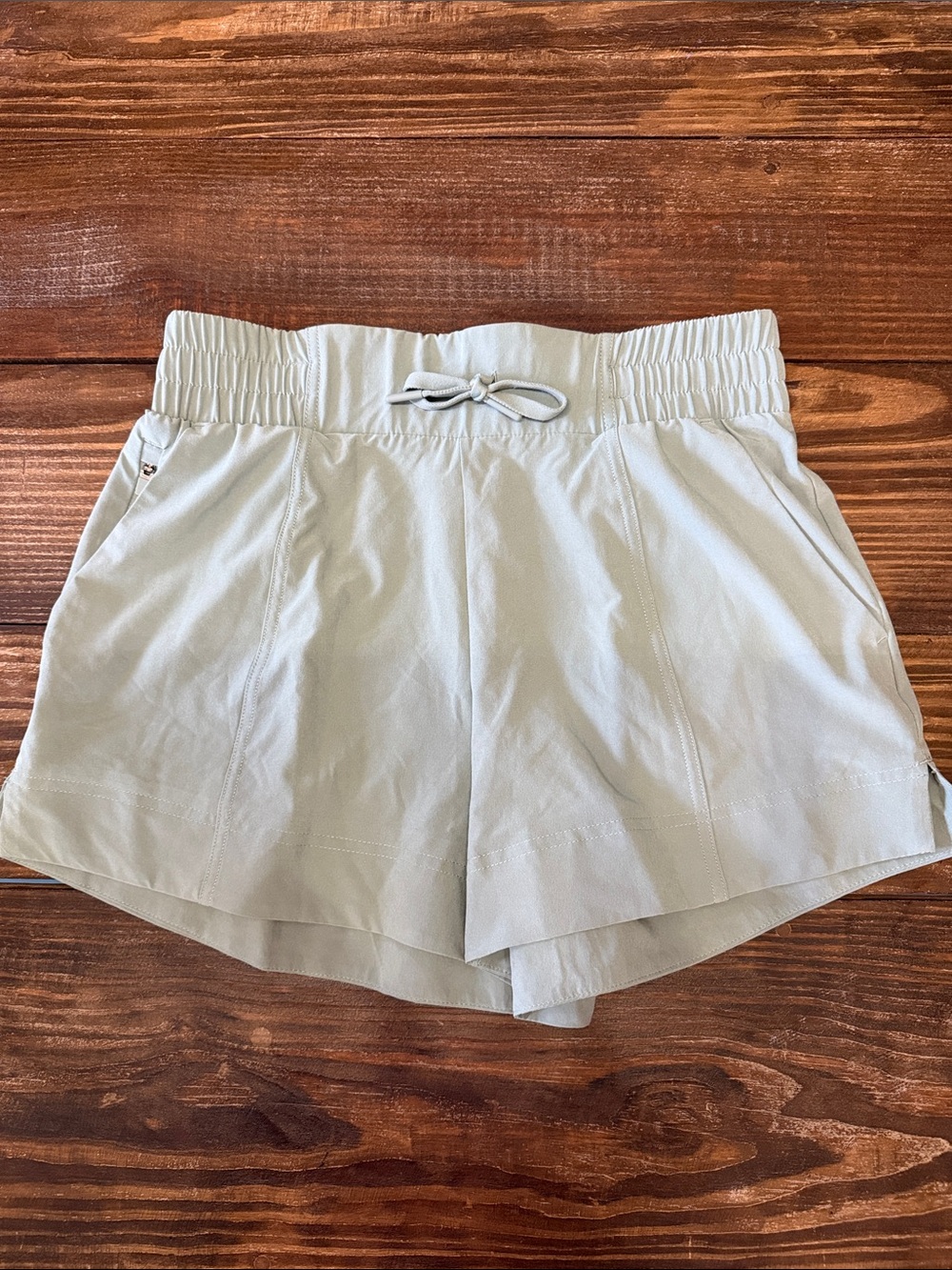 all in motion Light Sage Elastic Waist Athletic Shorts